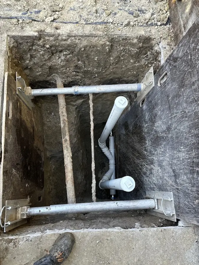 Experienced plumber completing Gas Line Repair work in Deerfield